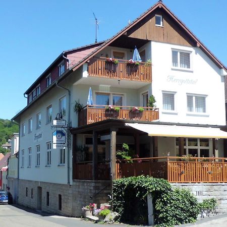 Restaurant - Pension Herrgottstal 크레글린겐 외부 사진