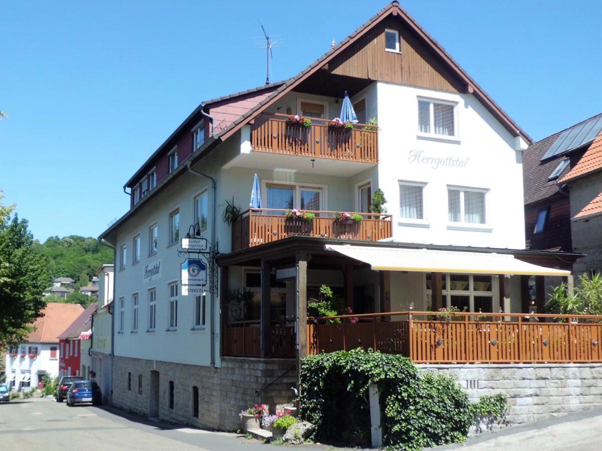 Restaurant - Pension Herrgottstal 크레글린겐 외부 사진